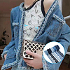 SUPERFINDINGS 5Pcs 5 Colors Denim Fabric Ribbons DIY-FH0007-16-6