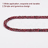 GOMAKERER 2 Strands Natural Garnet Beads Strands G-GO0001-67-3