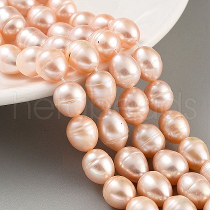 Natural Cultured Freshwater Pearl Beads Strands PEAR-P062-12A-1