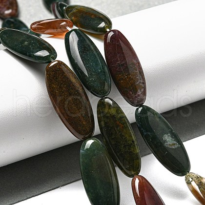 Natural Indian Agate Beads Strands G-B078-E04-01-1