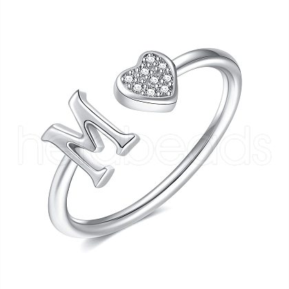 Adjustable Brass Rhinestone Cuff Rings for Women FS-WGEAD33-13-1