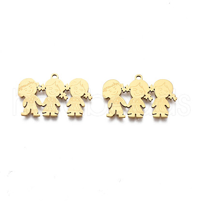 201 Stainless Steel Pendants STAS-N091-152LG-1