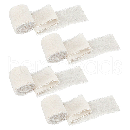 5M Cotton Frayed Ribbons OCOR-WH0045-09C-1