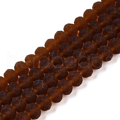 Transparent Glass Beads Strands EGLA-A044-T8mm-MD02-1