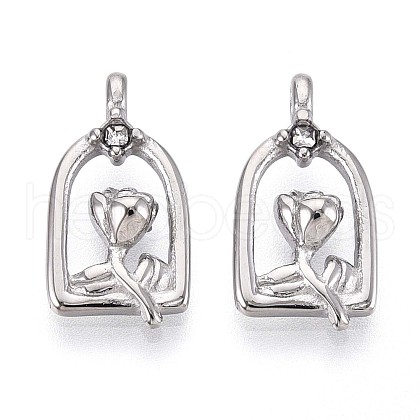 304 Stainless Steel Pendants STAS-N109-195P-1