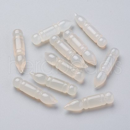 Carved Natural Agate Pendants for Teachers' Day G-I295-03B-1