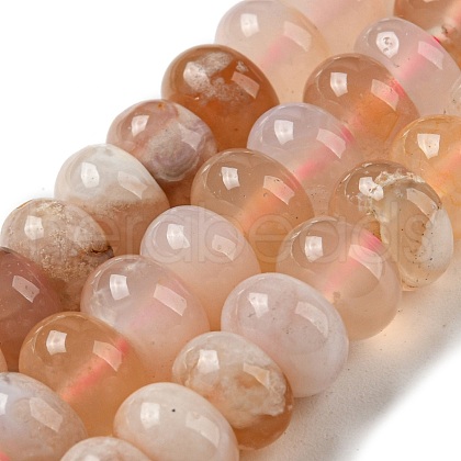 Natural Cherry Blossom Agate Beads Strands G-M420-K03-01-1