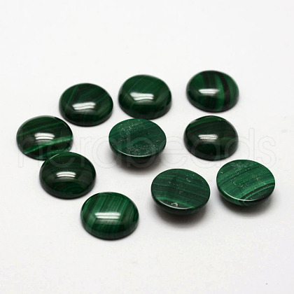 Natural Malachite Cabochons X-G-O146-03E-1