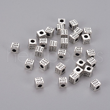 Tibetan Style Alloy Spacer Beads X-LFH10004Y-1