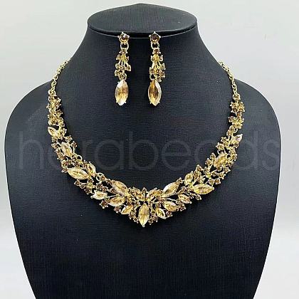 Alloy Rhinestone Jewelry Sets FS-WG8C091-05-1