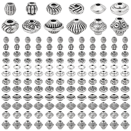   Tibetan Style Alloy Spacer Beads TIBEB-PH0005-23-1
