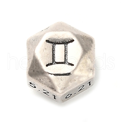 S925 Sterling Silver Beads STER-K183-03AS-03-1