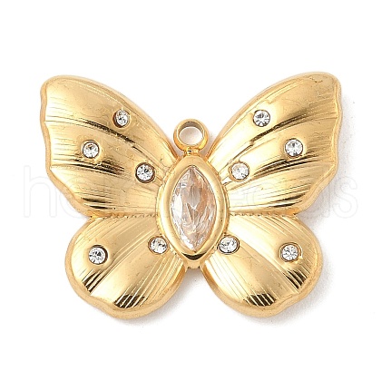 304 Stainless Steel Pendants STAS-F319-06G-01-1