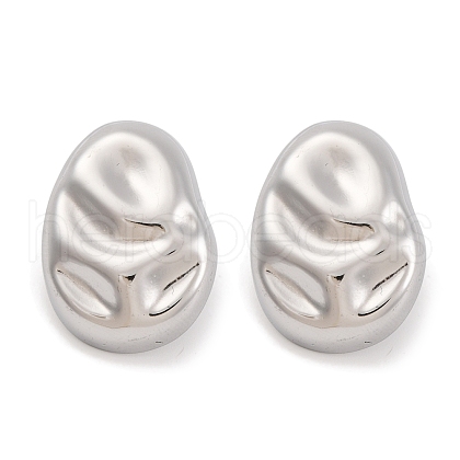 Non-Tarnish 304 Stainless Steel Stud Earrings EJEW-H013-36P-1