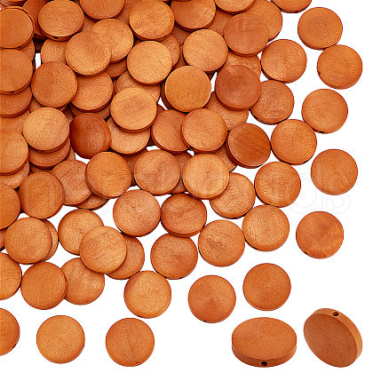 GOMAKERER Natural Pear Wood Beads WOOD-GO0001-17B-1
