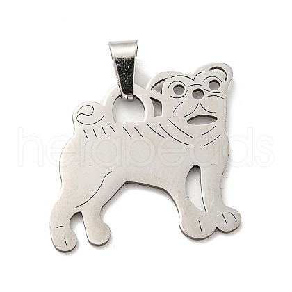 Non-Tarnish 304 Stainless Steel Pendants STAS-H184-02P-1