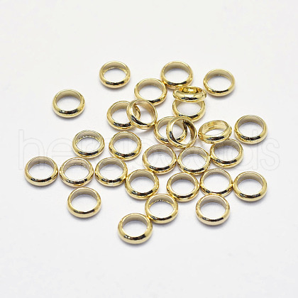 Long-Lasting Plated Brass Spacer Beads KK-K193-090G-NF-1