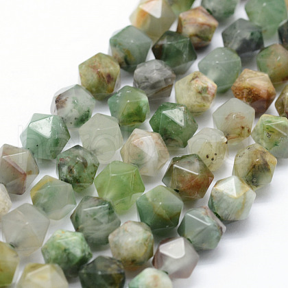 Natural Chrysoprase Beads Strands G-F523-34-10mm-1