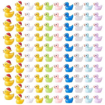 100Pcs Luminous Mini Ducks JX343A-1