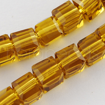 Glass Bead Strands GLAA-R041-6x6mm-12-1