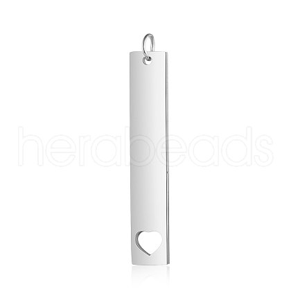 Anti-Tarnish 304 Stainless Steel Pendants STAS-I311-13P-1