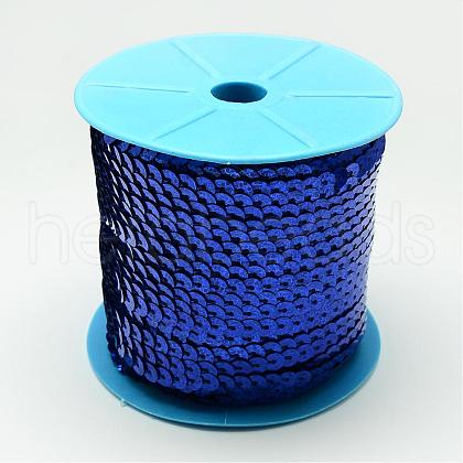 Eco-Friendly Plastic Paillette Beads PVC-Q087-6mm-M11-1