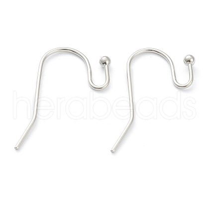 Non-Tarnish 316 Surgical Stainless Steel Earring Hooks STAS-M288-04P-1