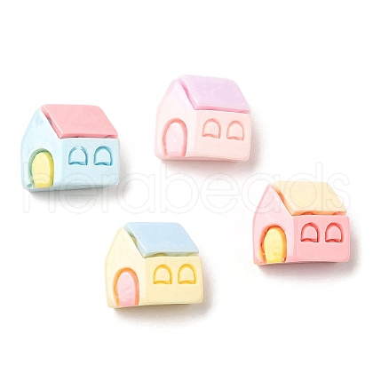 Cartoon Opaque Reisn Cabochons RESI-C039-04F-1