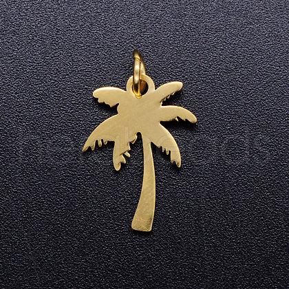 Ion Plating(IP) 201 Stainless Steel Pendants STAS-Q201-JN302-2-1