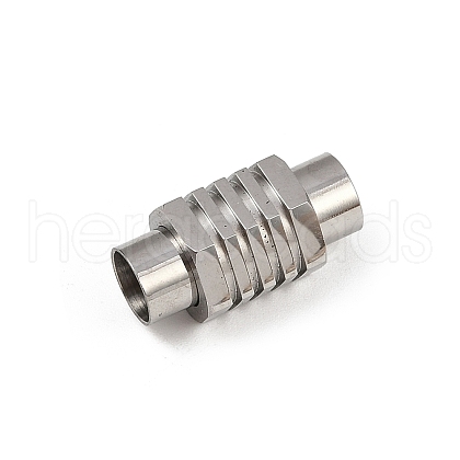304 Stainless Steel Magnetic Clasps STAS-C127-18C-P-1