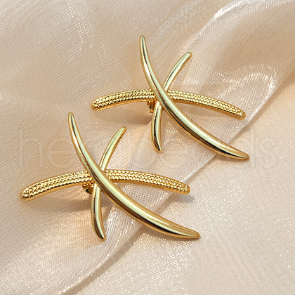 304 Stainless Steel Stud Earrings EJEW-B122-04G-1
