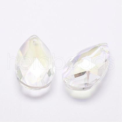 Transparent Glass Pendants EGLA-K011-03G-1