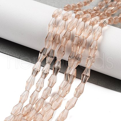 Glass Beads Strands GLAA-R026-8x4mm-14-1