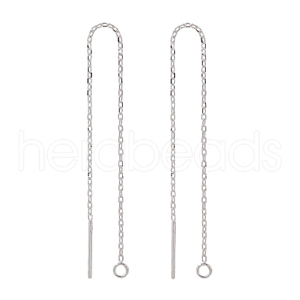 925 Sterling Silver Ear Stud Findings STER-I014-04S-1