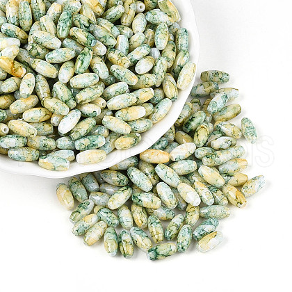 Baking Paint Glass Seed Beads SEED-N008-06H-1