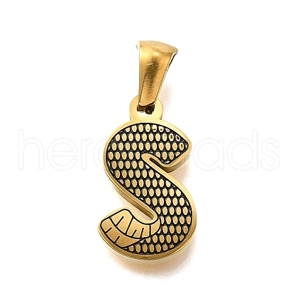 Golden 304 Stainless Steel Pendants STAS-K300-01G-S-1