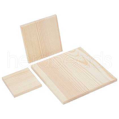  3 Styles Wood Jewelry Display Stand WOOD-NB0002-84-1