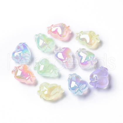 Transparent Acrylic Beads LACR-K004-03-1