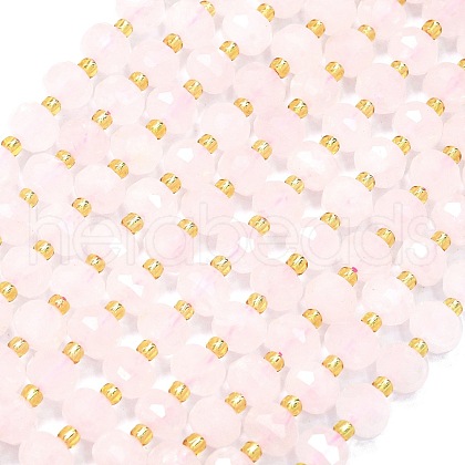 Natural Rose Quartz Beads Strands G-K389-E34-01-1