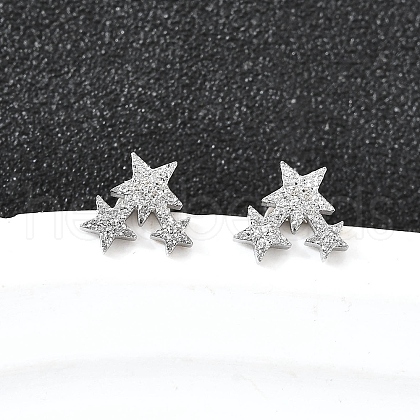 304 Stainless Steel Stud Earrings EJEW-H161-01P-B-1
