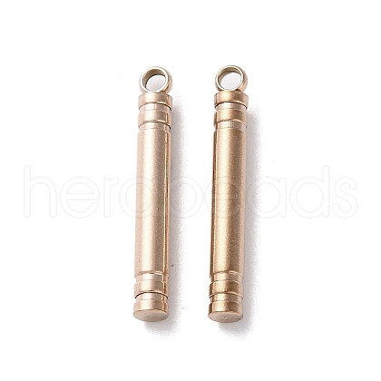 304 Stainless Steel Pendants STAS-Z062-01RG-1