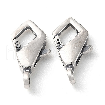 925 Thailand Sterling Silver Lobster Claw Clasps STER-D003-03A-P-1