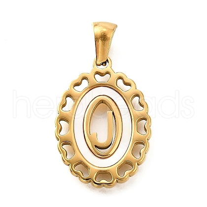 Golden 304 Stainless Steel Pendants STAS-K300-02G-J-1