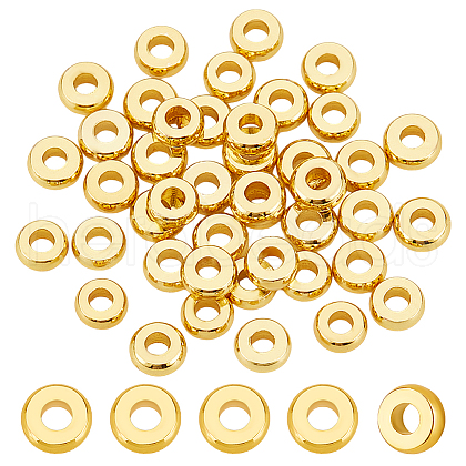 40Pcs Brass Spacer Beads KK-LP0001-11-1