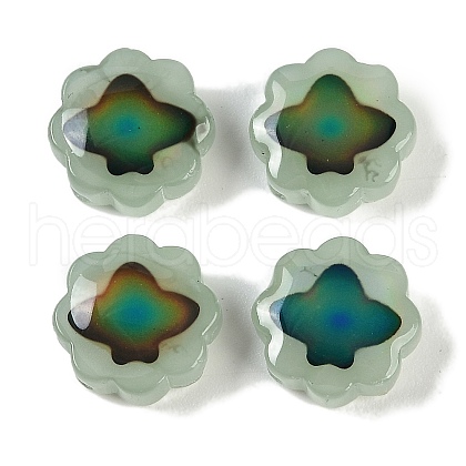 Two Tone Glass Mood Beads GLAA-Z007-07C-1