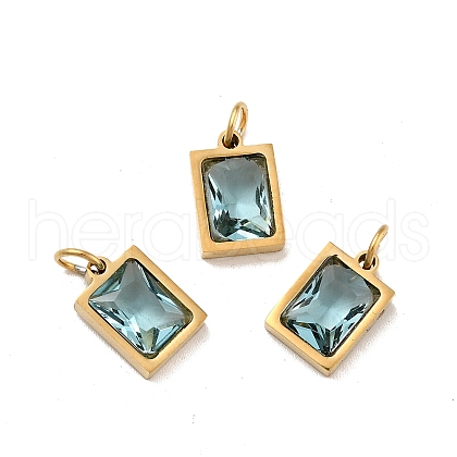 PVD Vacuum Plating 304 Stainless Steel Pendants STAS-D189-03G-B03-1