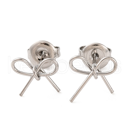 Non-Tarnish 304 Stainless Steel Stud Earrings X-EJEW-G395-26P-1