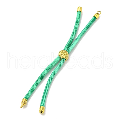 Nylon Cords Bracelet Makings Fit for Connector Charms AJEW-P116-01G-03-1