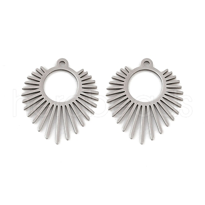 304 Stainless Steel Pendants STAS-U052-02E-P-1