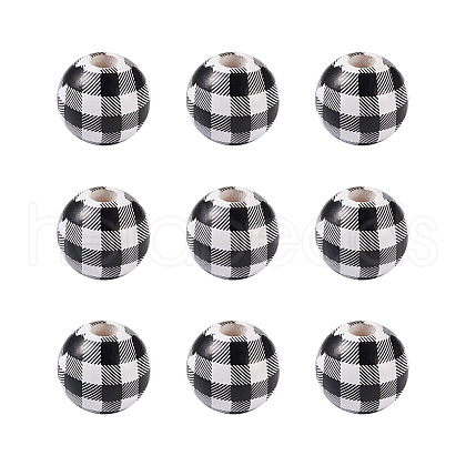 Natural Wooden Beads WOOD-TAC0010-05A-1